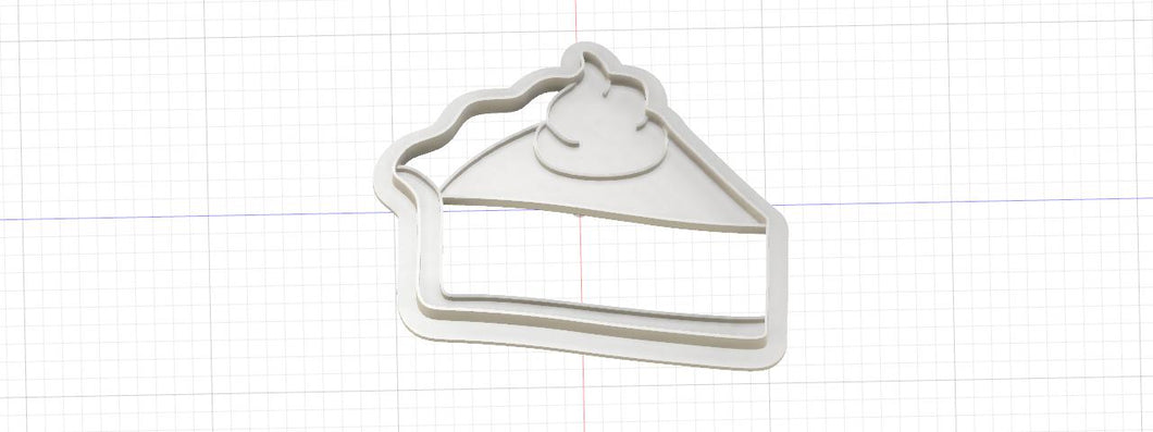 3D Printed Pumpkin Pie Slice Cookie Cutter