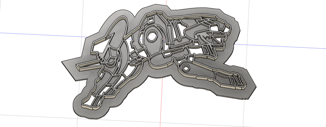 3D Printed Transformers Ravage Cassette Cat Cookie Cutter