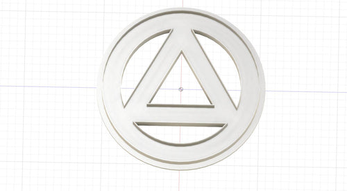 3D Model to Print Your Own Recovery Symbol Cookie Cutter DIGITAL FILE ONLY
