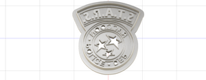 3D Printed Resident Evil S.T.A.R.S. Patch Cookie Cutter