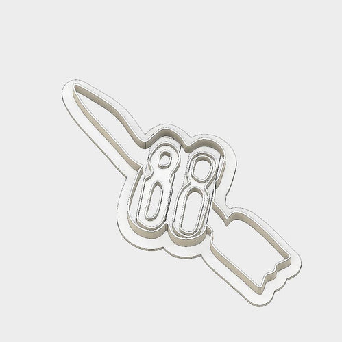 3D Model to Print Your Own Oldsmobile Rocket 88 Badge Cookie Cutter DIGITAL FILE ONLY