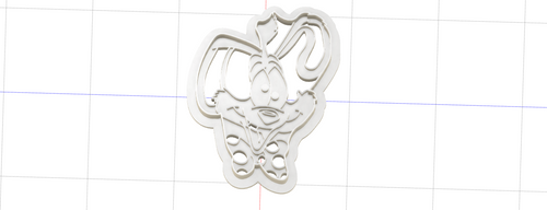 3D Model to Print Your Own Roger Rabbit Cookie Cutter DIGITAL FILE ONLY