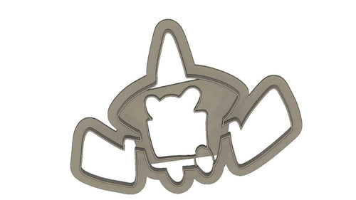 3D Model to Print Your Own Rotom Dex from Pokemon Outline Cookie Cutter DIGITAL FILE ONLY