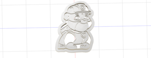 3D Model To Print Your Own Inspired by Paw Patrol Rubble DIGITAL FILE ONLY
