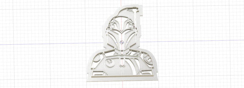 3D Model to Print Your Own Star Wars Sabine Wren Cookie Cutter DIGITAL FILE ONLY