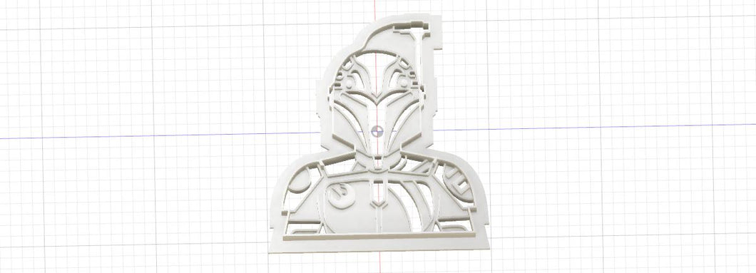 3D Printed Star Wars Sabine Wren Cookie Cutter