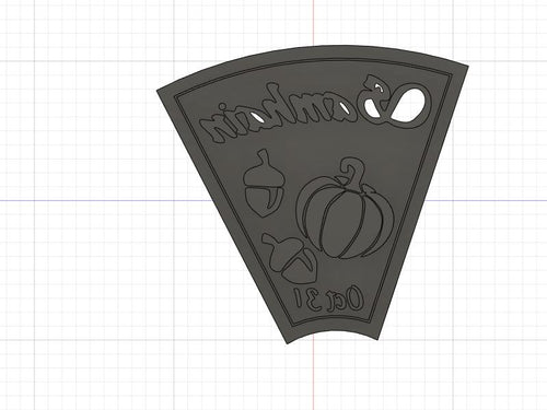 3D Model to Print Your Own Pagan Holiday Samhain Cookie Cutter DIGITAL FILE ONLY