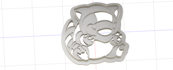 3D Model to Print Your Own Cookie Cutter Inspired by Pokemon Sandshrew DIGITAL FILE (Copy)