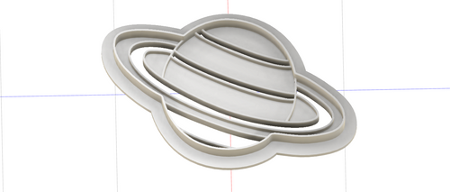 3D Model to Print Your Own Planet Saturn Cookie Cutter DIGITAL FILE ONLY
