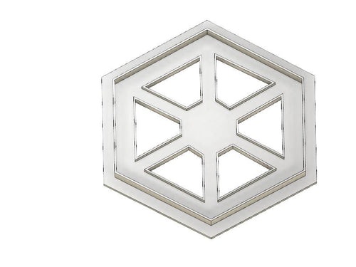 3D Model to Print Your Own Star Wars Separatist Symbol Cookie Cutter DIGITAL FILE ONLY