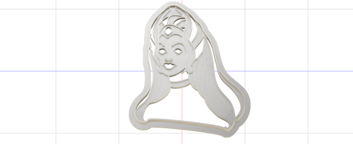 3D Model to Print Your Own MOTU She-Ra Cookie Cutter DIGITAL FILE ONLY