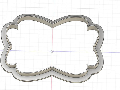 3D Model to Print Your Own Sign Cloud Outline Cookie Cutter DIGITAL FILE ONLY