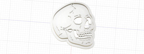 3D Model to Print Your Own Skull Cookie Cutter DIGITAL FILE ONLY