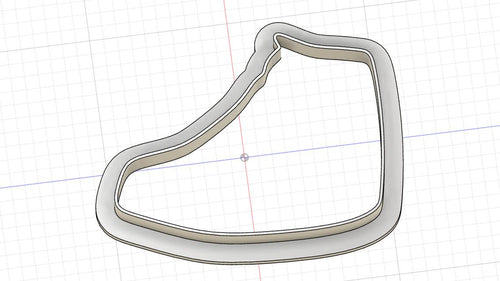 3D Model to Print Your Own Sneaker Cookie Cutter DIGITAL FILE ONLY