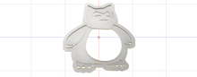 Load image into Gallery viewer, 3D Model to Print Your Own Cookie Cutter Inspired by Pokemon Snorlax DIGITAL FILE