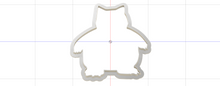 Load image into Gallery viewer, 3D Model to Print Your Own Cookie Cutter Inspired by Pokemon Snorlax DIGITAL FILE