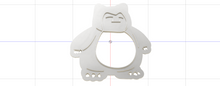 Load image into Gallery viewer, 3D Model to Print Your Own Cookie Cutter Inspired by Pokemon Snorlax DIGITAL FILE