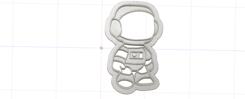 3D Model to Print Your Own Astronaut Cookie Cutter DIGITAL FILE ONLY