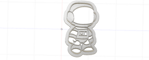 3D Printed Astronaut Cookie Cutter