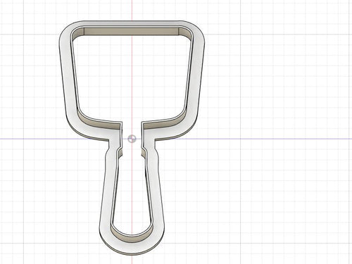 3D Model to Print Your Own Spatula Outline Cookie Cutter DIGITAL FILE ONLY