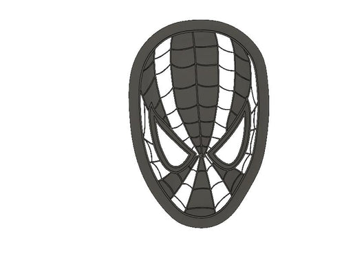 3D Model to Print Your Own Marvel Comics Spiderman Cookie Cutter DIGITAL FILE ONLY