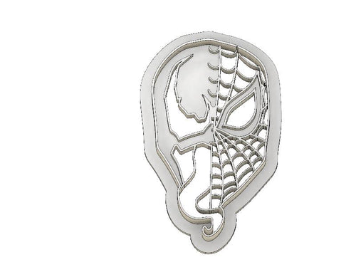 3D Model to Print Your Own Marvel Comics Spider Venom Cookie Cutter DIGITAL FILE ONLY