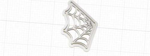 3D Model to Print Your Own Halloween Spiderweb Cookie Cutter DIGITAL FILE ONLY