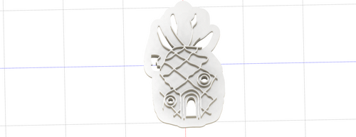 3D Model to Print Your Own SpongeBob Pineapple Cookie Cutter DIGITAL FILE ONLY