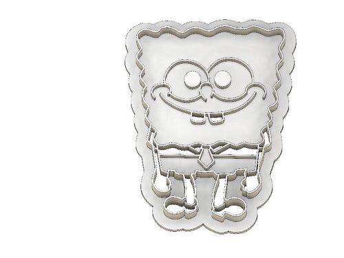 3D Model to Print Your Own SpongeBob Cookie Cutter DIGITAL FILE ONLY