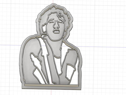 3D Model to Print Your Own The Boss Cookie Cutter DIGITAL FILE ONLY