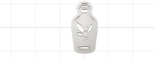 3D Model to Print Your Own Legend of Zelda Sprint in Bottle Cookie Cutter DIGITAL FILE ONLY