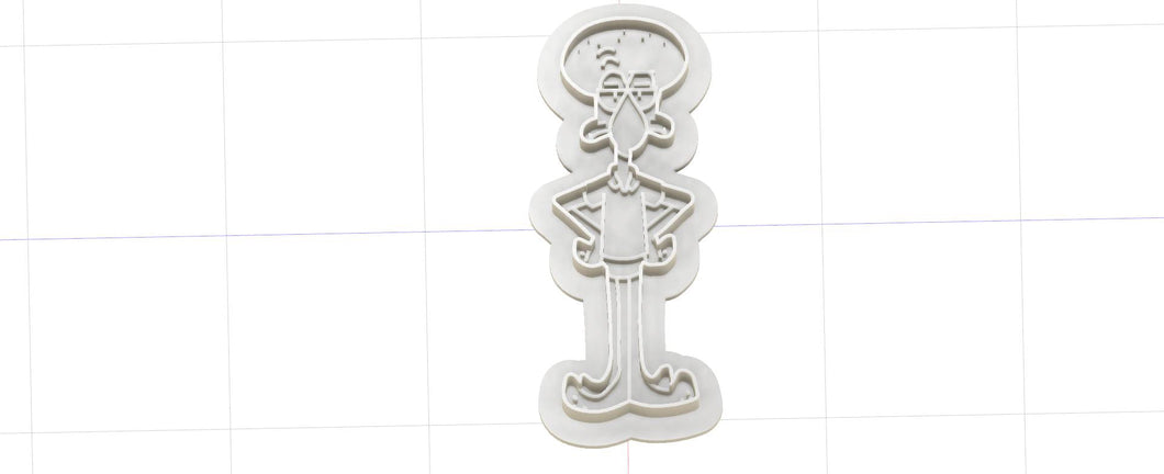 3D Printed SpongeBob Squidward Cookie Cutter