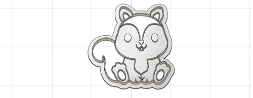 3D Model to Print Your Own Cute Squirrel Cookie Cutter Pack DIGITAL FILE ONLY