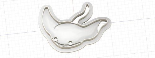 3D Model to Print Your Own Stingray Cookie Cutter DIGITAL FILE ONLY