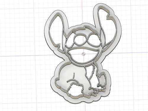3D Model to Print Your Own Disney Stitch Cookie Cutter DIGITAL FILE ONLY