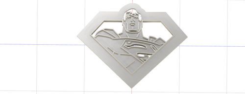 3D Model to Print Your Own DC Comics Superman Bust Cookie Cutter DIGITAL FILE ONLY