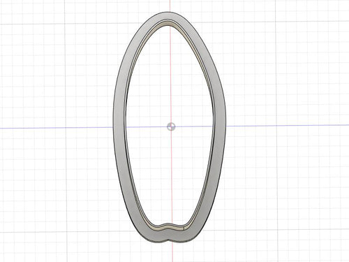 3D Model to Print Your Own Surf Board Cookie Cutter DIGITAL FILE ONLY