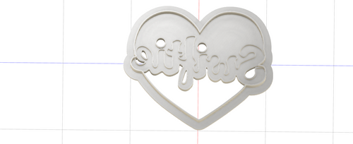 3D Model to Print Your Own Cookie Cutter Inspired by Swiftie Heart DIGITAL FILE ONLY