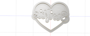 3D Printed Cookie Cutter Inspired by Swiftie Heart