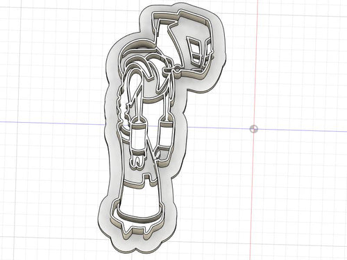 3D Model to Print Your Own Invader Zim The Tallest Cookie Cutter DIGITAL FILE ONLY