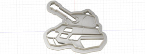 3D Printed Military Tank Cookie Cutter