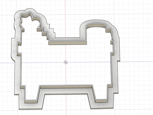 3D Model to Print Your Own Teachers Desk Cookie Cutter DIGITAL FILE ONLY