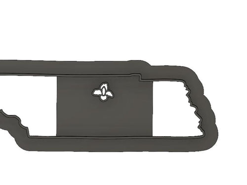 3D Model to Print Your Own Tennessee State Cookie Cutter DIGITAL FILE ONLY