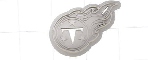3D Model to Print Your Own Tennessee Titans Cookie Cutter DIGITAL FILE ONLY