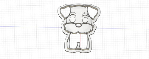 3D Model to Print Your Own Terrier Puppy Cookie Cutter DIGITAL FILE ONLY