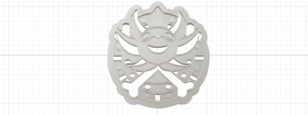 3D Printed One Piece Thousand Sunny Pirate Ship Figure Head Cookie Cutter