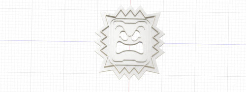 3D Model to Print Your Own Super Mario Bros Thwomp Cookie Cutter DIGITAL FILE ONLY
