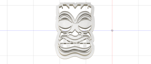 3D Model to Print Your Own Tiki MK2 Cookie Cutter DIGITAL FILE ONLY