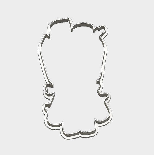 3D Model to Print Your Own Marvel Toddler Groot Cookie Cutter DIGITAL FILE ONLY