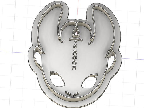 3D Model to Print Your Own How To Train Your Dragon Toothless Cookie Cutter DIGITAL FILE ONLY